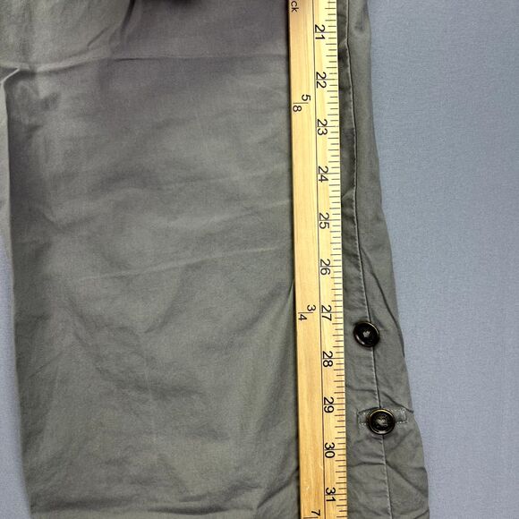 Calvin Klein Pants Women's Size 10 Zip Cargo Pockets Gray Cuffed - Picture 15 of 16